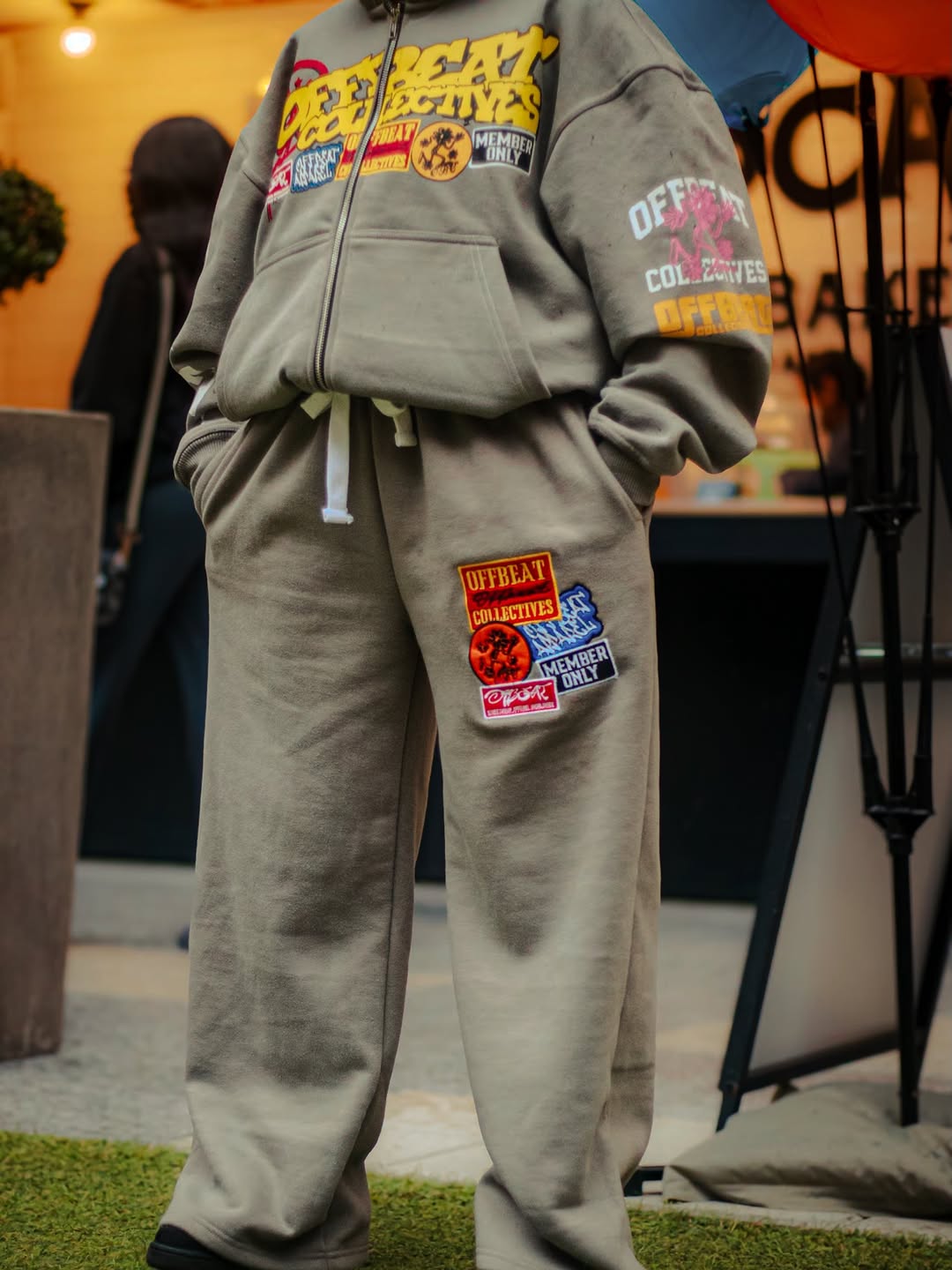 Grey Graffiti Sweatsuit