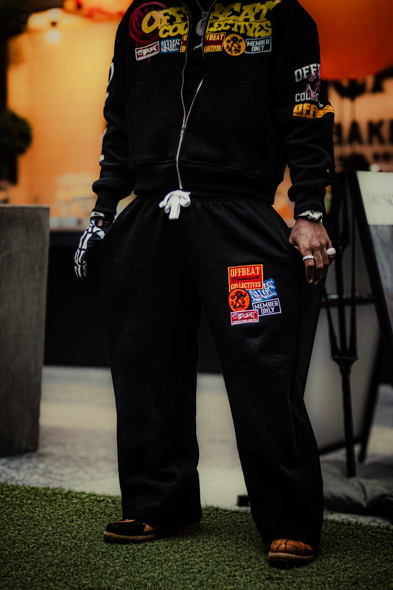 Graffiti sweats - Black