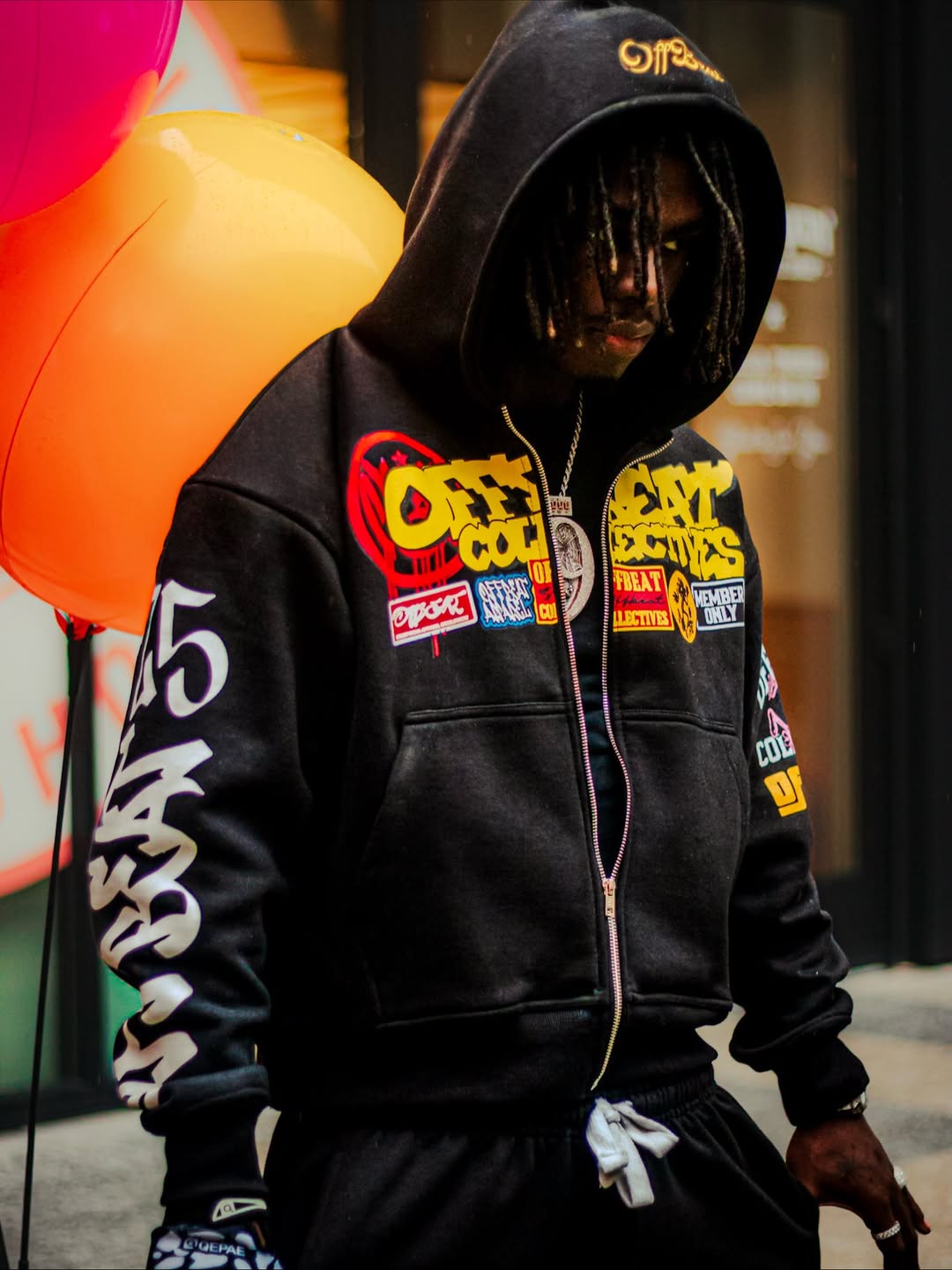 Graffiti Jacket - Black