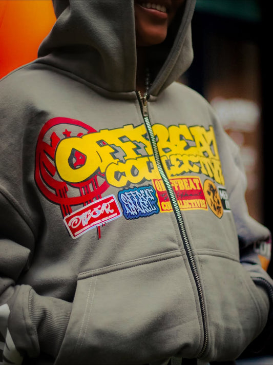 Graffiti Jacket - Gray