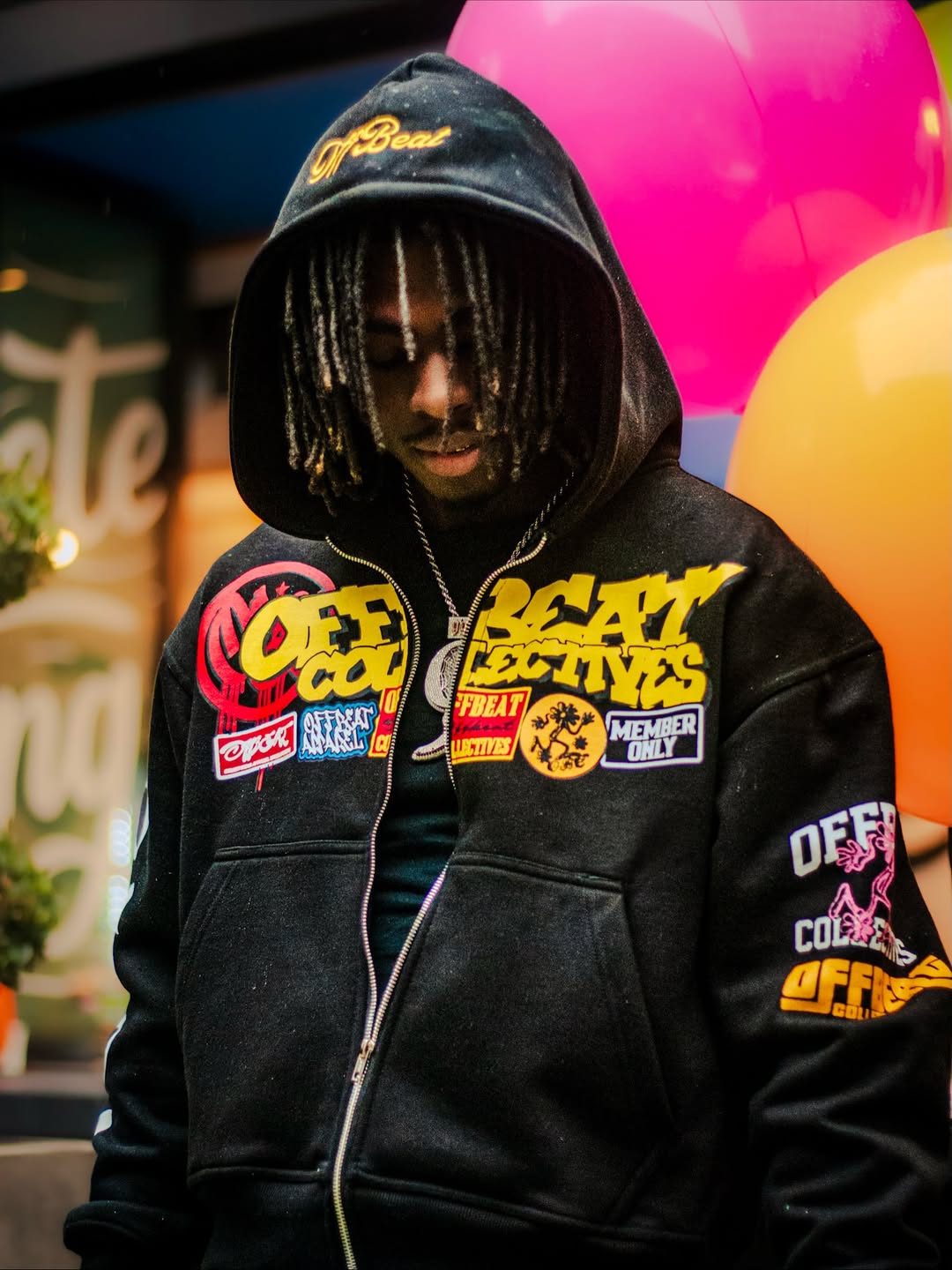 Graffiti Jacket - Black