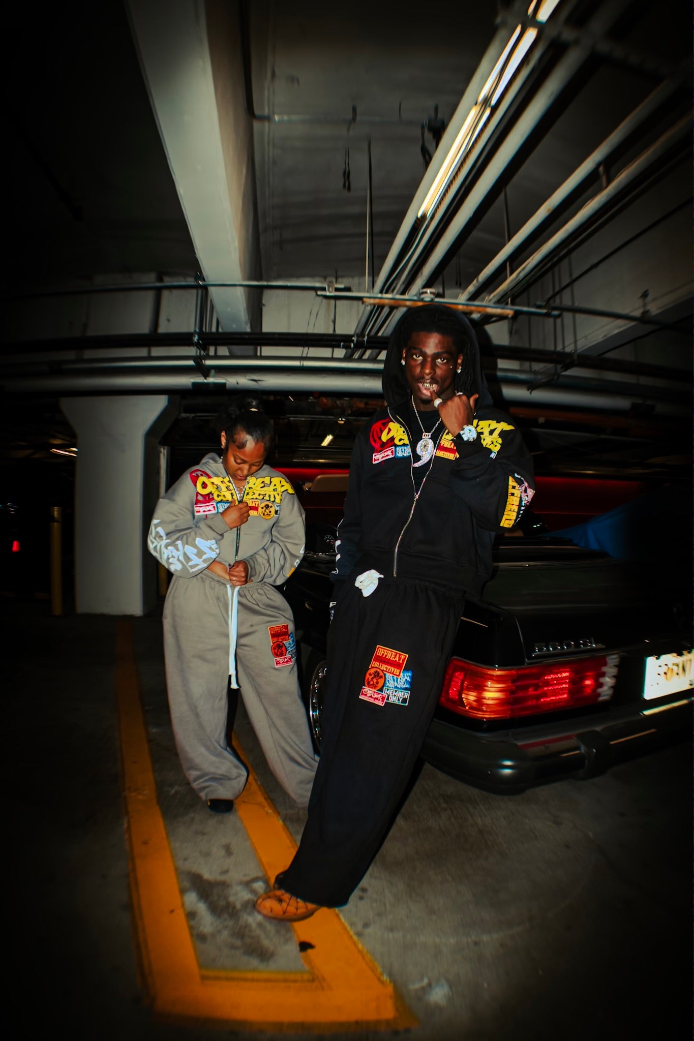 Black Grafitti Sweatsuit